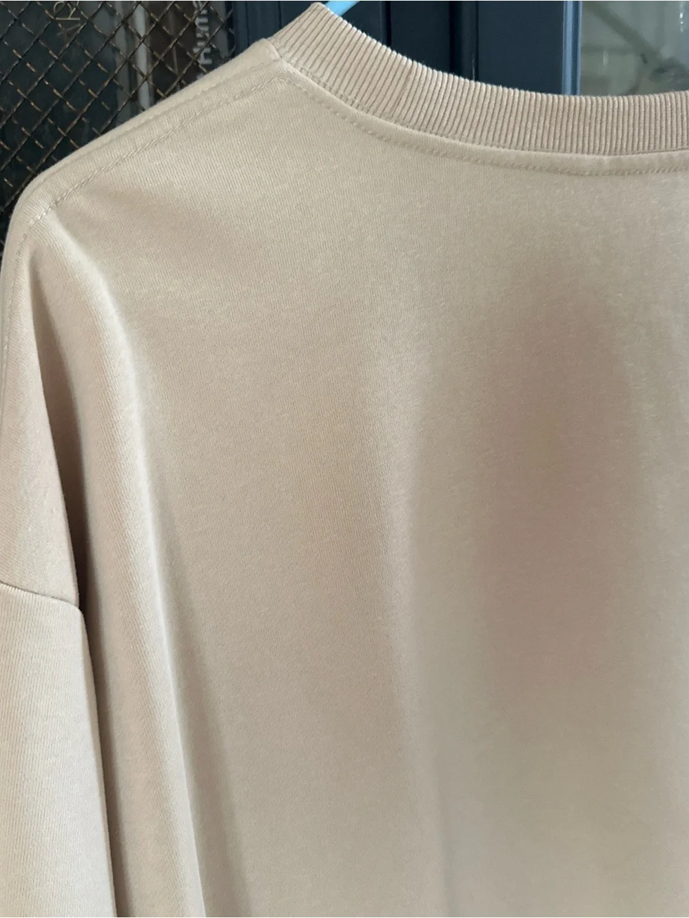 🫐 2/&25 DEAL - Beige Cat Peekaboo Sweatshirt - Cute Black Cat Graphic